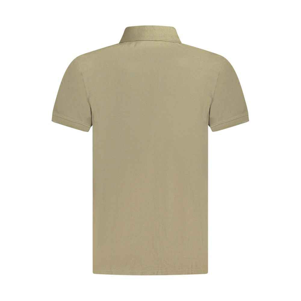 Timberland Brown Cotton Men Polo Shirt