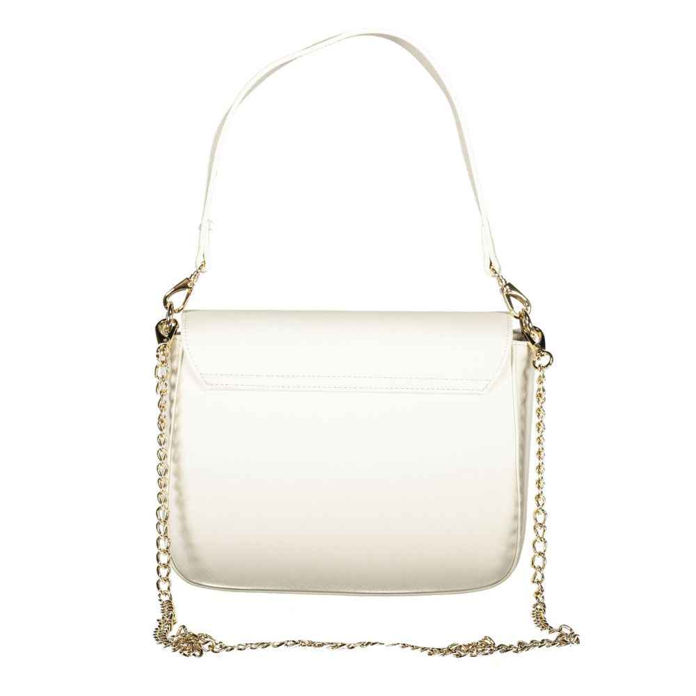 Mario Valentino White Polyethylene Handbag