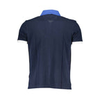 La Martina Blue Cotton Mens Polo Shirt