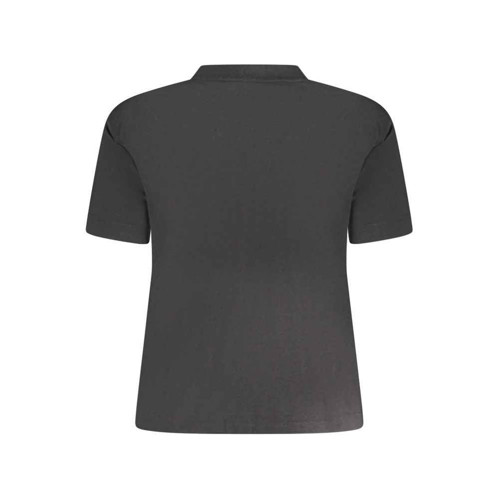 Calvin Klein Black Cotton Women T-Shirt