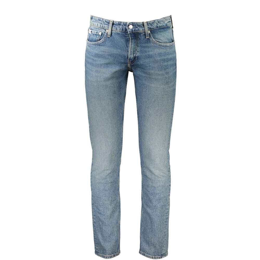 Calvin Klein Blue Cotton Men Jeans