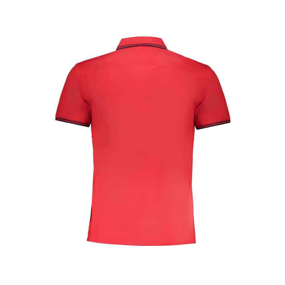 Harmont & Blaine Rosso Cotton Men Polo Shirt
