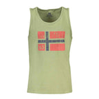 Norway 1963 Green Cotton Men Shirt