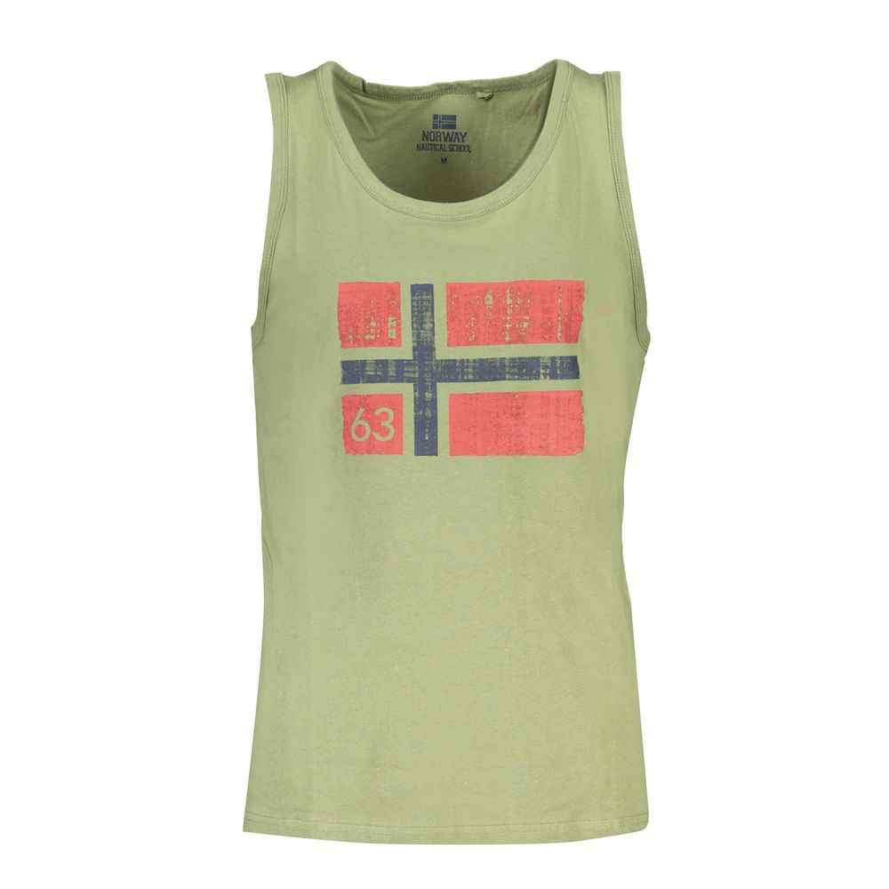 Norway 1963 Green Cotton Men Shirt