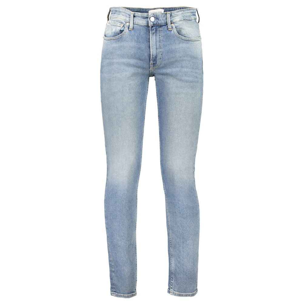 Calvin Klein Blue Cotton Men Jeans