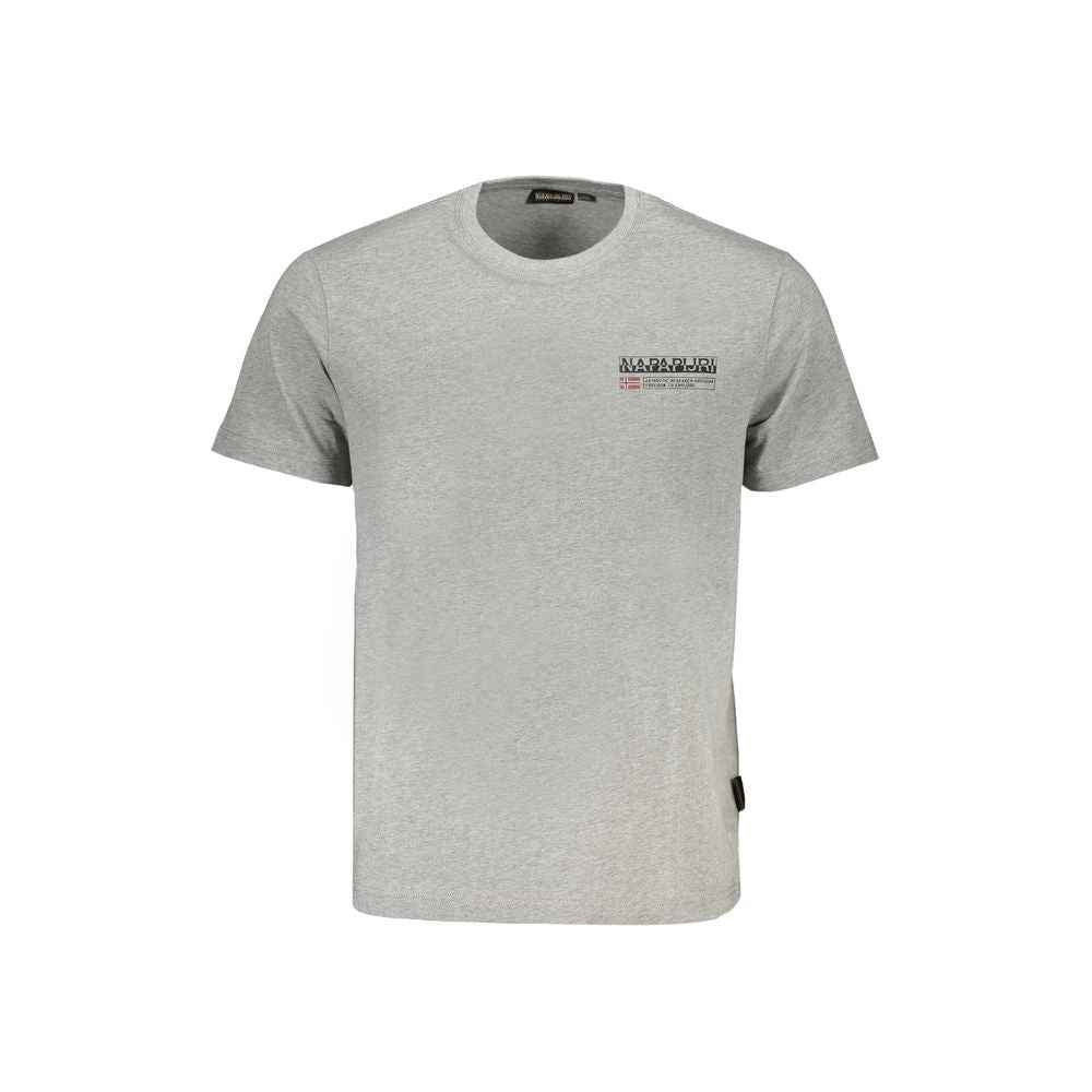 Napapijri Brown Cotton Men T-Shirt