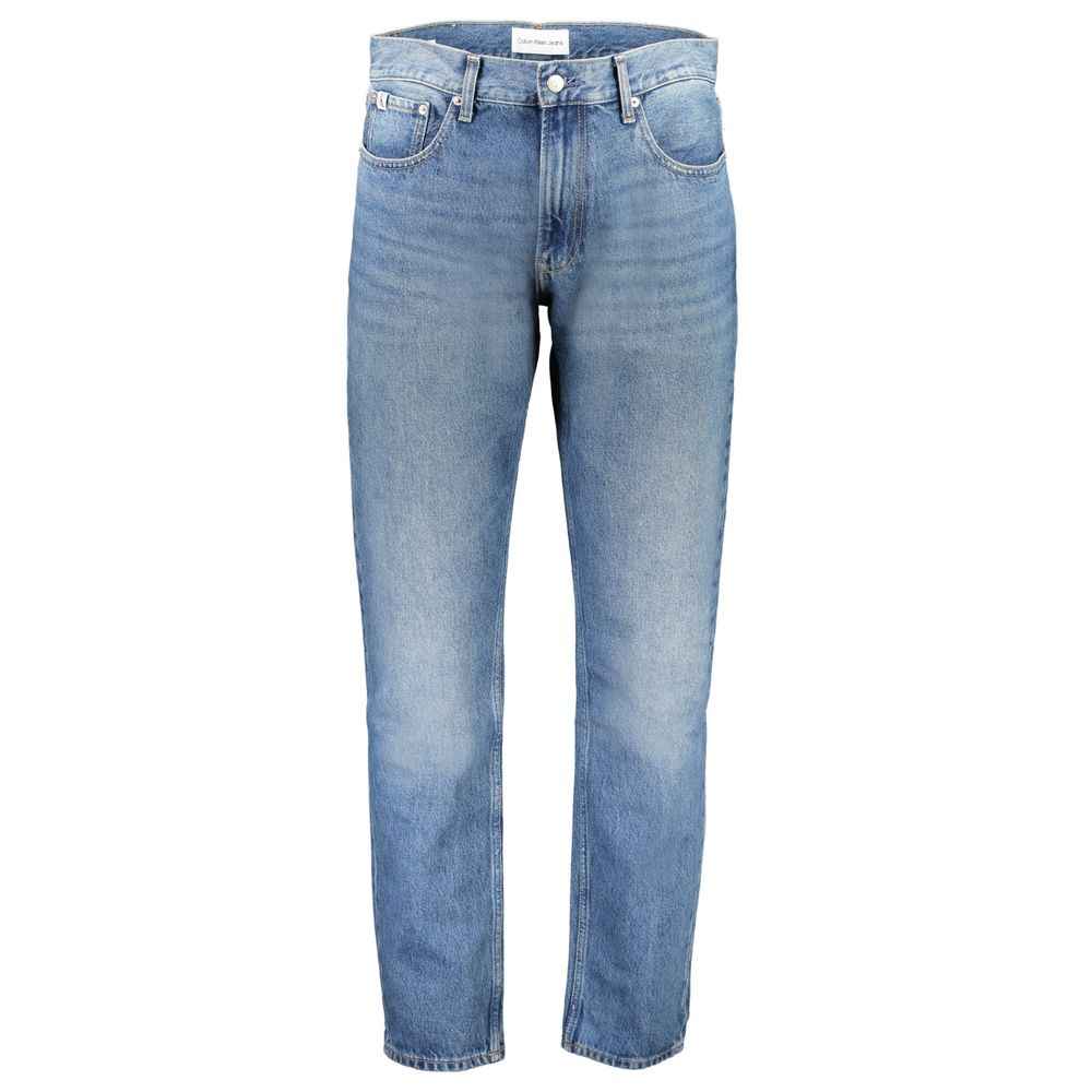 Calvin Klein Blue Cotton Men Jeans