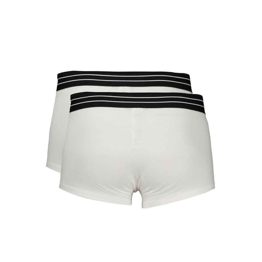 Cavalli Class White Cotton Men Boxer