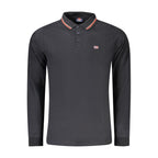 Norway 1963 Black Cotton Men Polo Shirt