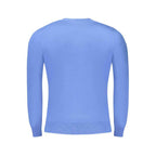 Cavalli Class Blue Viscose Men Sweater