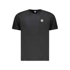 North Sails Black Cotton Men T-Shirt