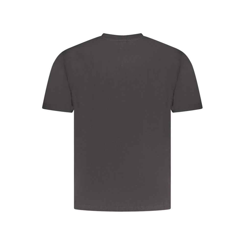 North Sails Black Cotton Men T-Shirt