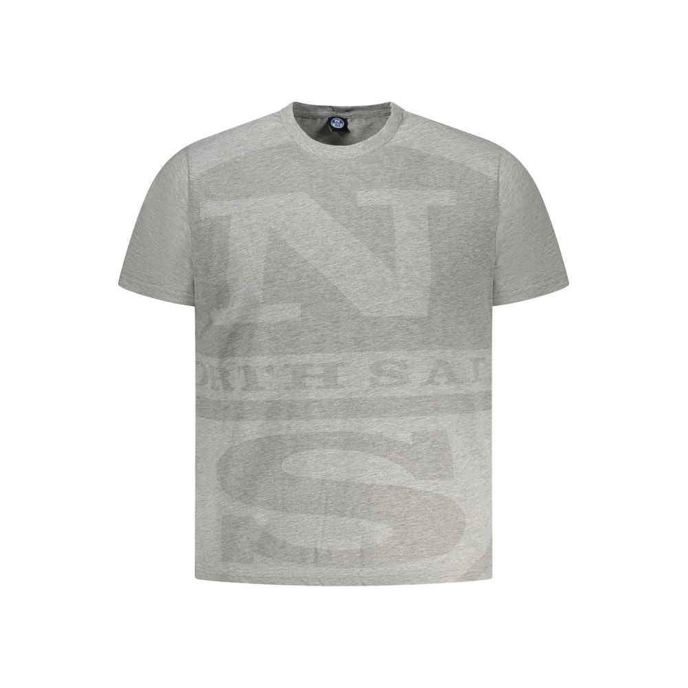 North Sails Brown Cotton Men T-Shirt