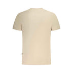 Napapijri Beige Cotton Men T-Shirt