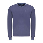 North Sails Blue Cotton Men Sweater