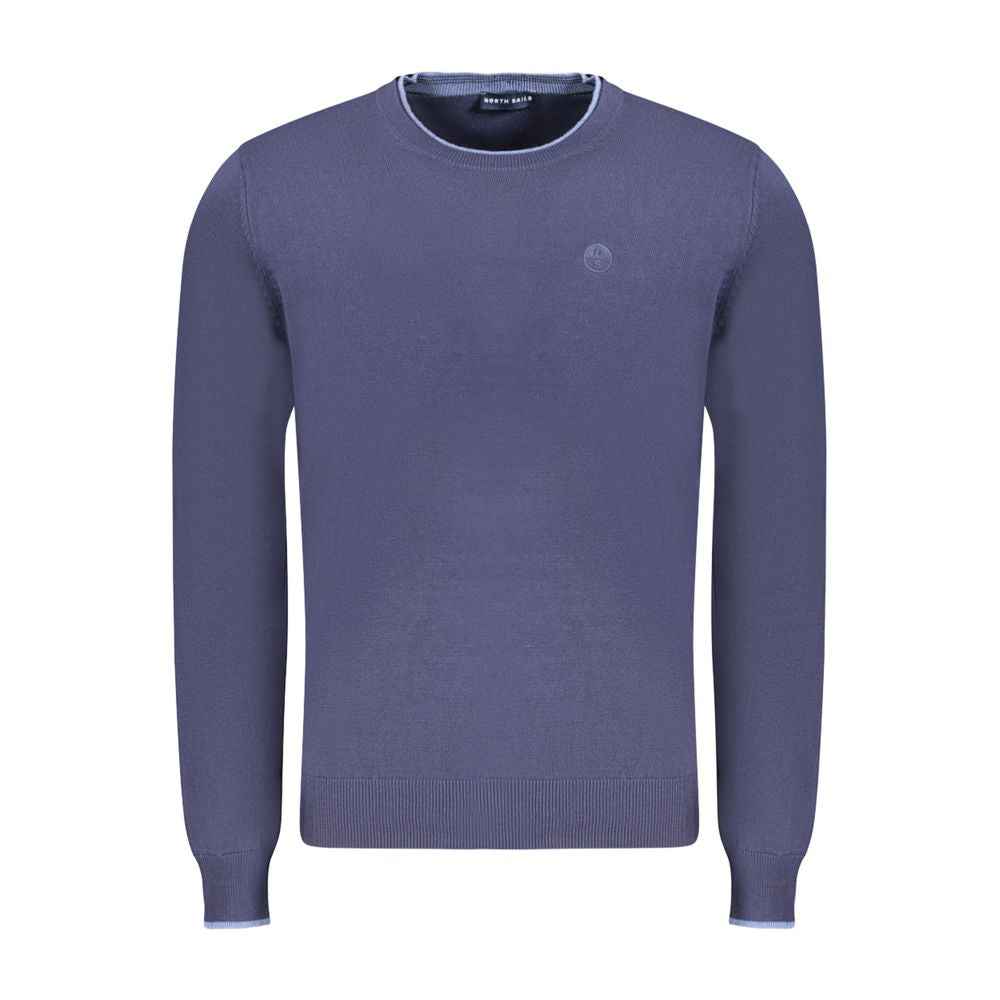 North Sails Blue Cotton Men Sweater