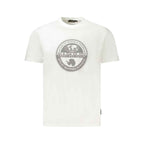 Napapijri White Cotton Men T-Shirt
