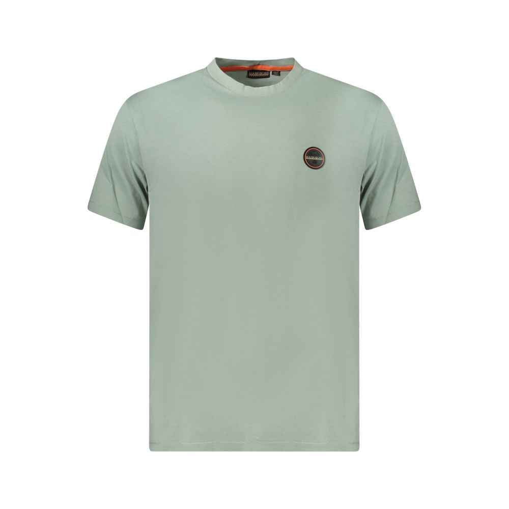 Napapijri Green Cotton Men T-Shirt