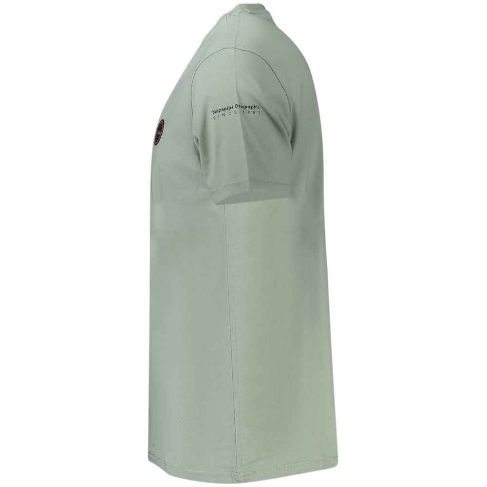 Napapijri Green Cotton Men T-Shirt