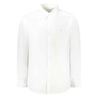 Calvin Klein White Cotton Men Shirt
