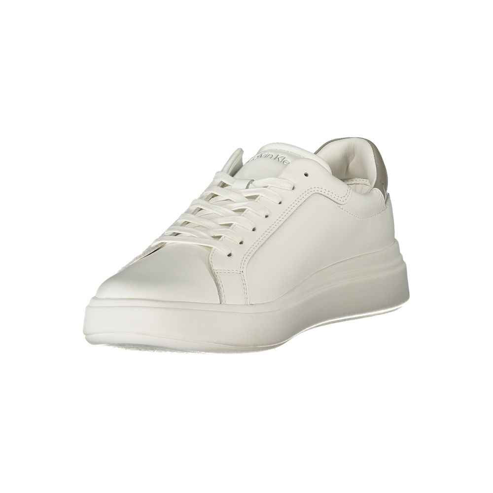Calvin Klein White Polyester Sneaker