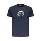 Trussardi Blue Cotton Men T-Shirt
