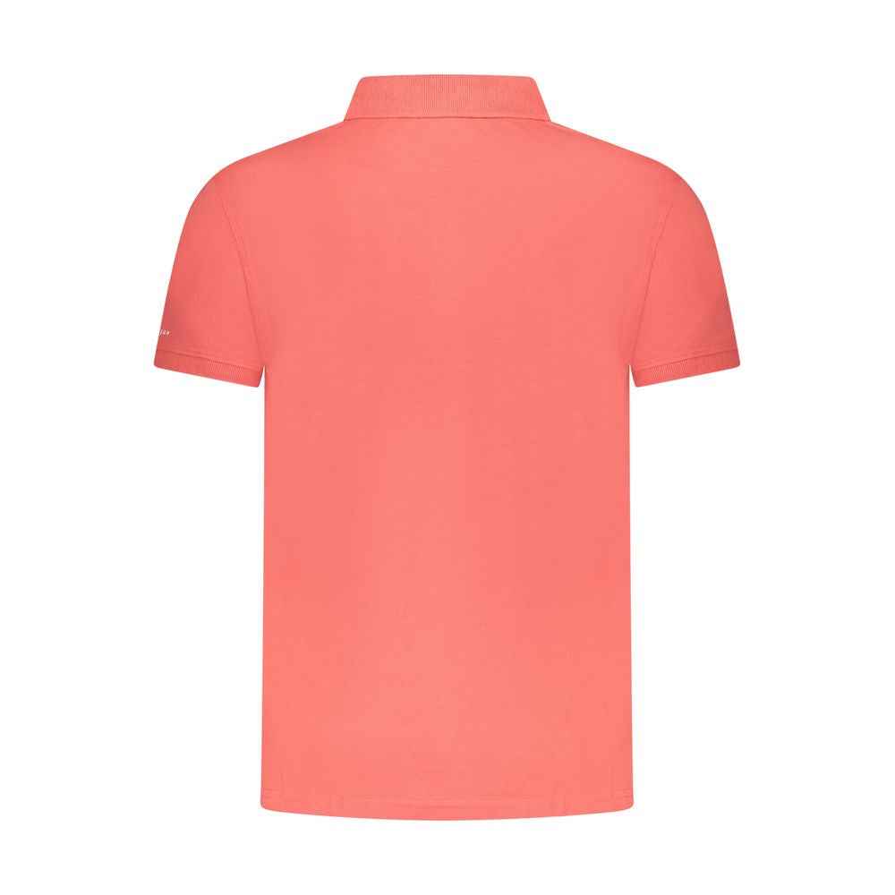 Trussardi Pink Cotton Men Polo Shirt