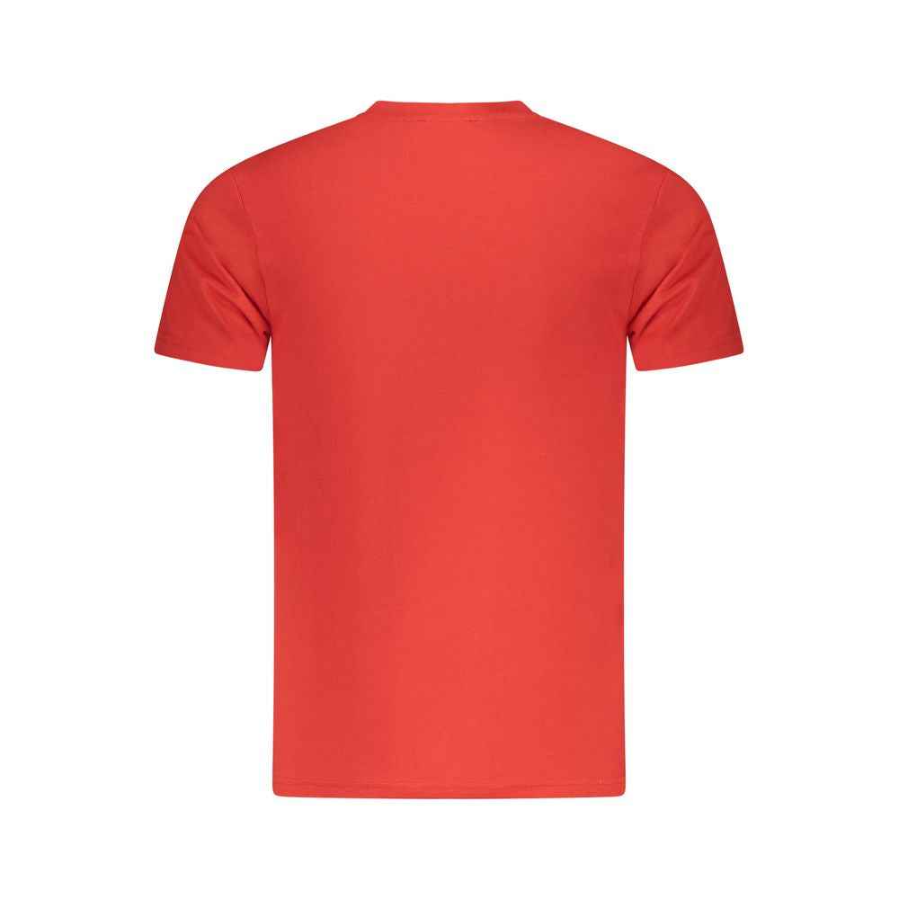 Cavalli Class Red Cotton Men T-Shirt