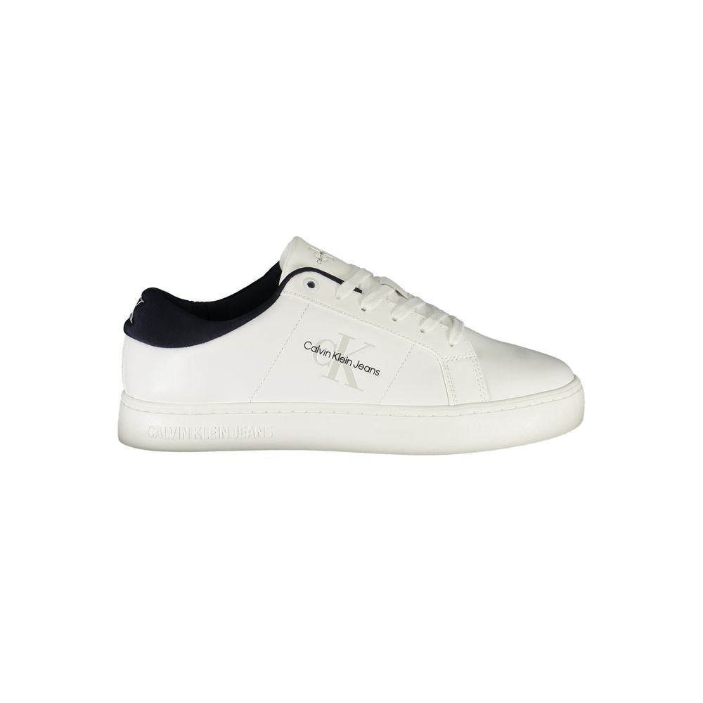 Calvin Klein White Leather Men Sneaker