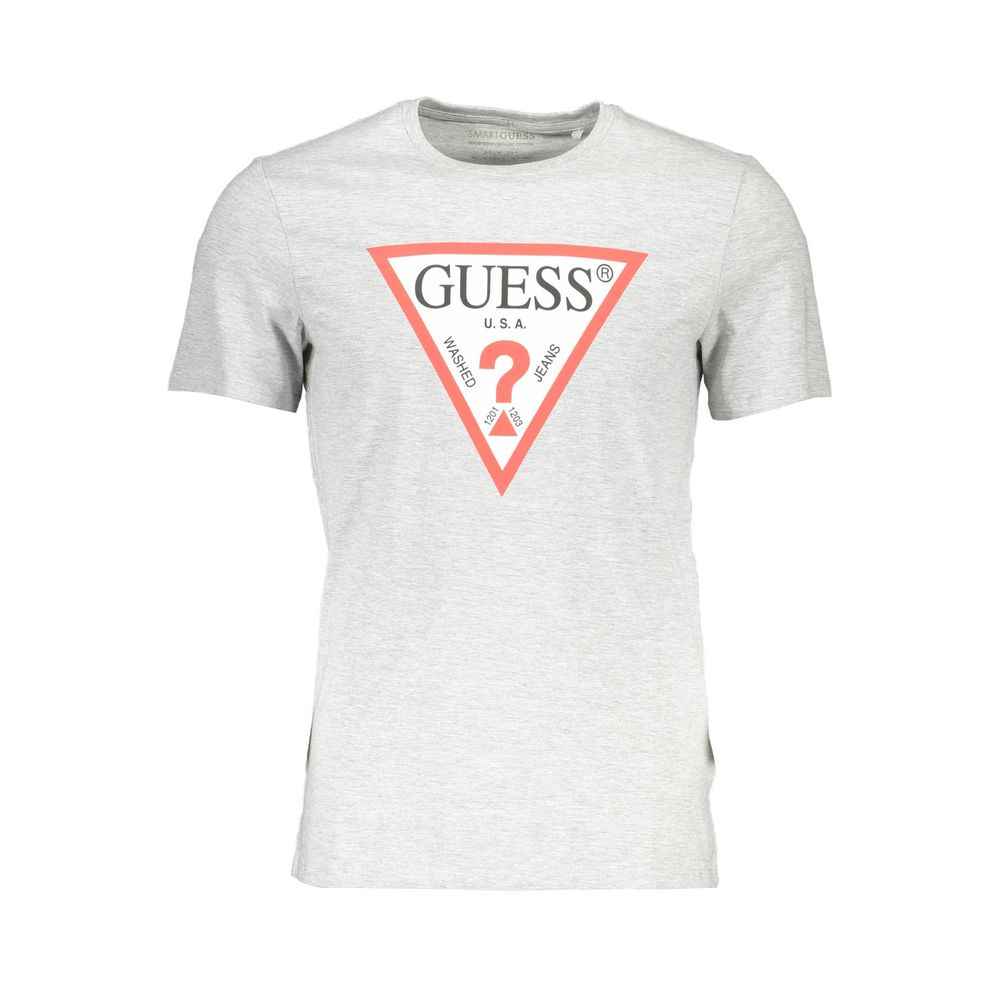 Guess Jeans Brown Cotton Men T-Shirt