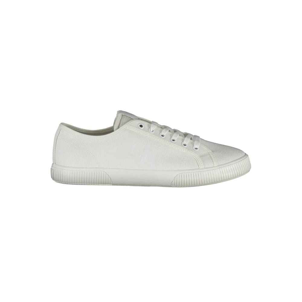 Calvin Klein White Polyester Men Sneaker