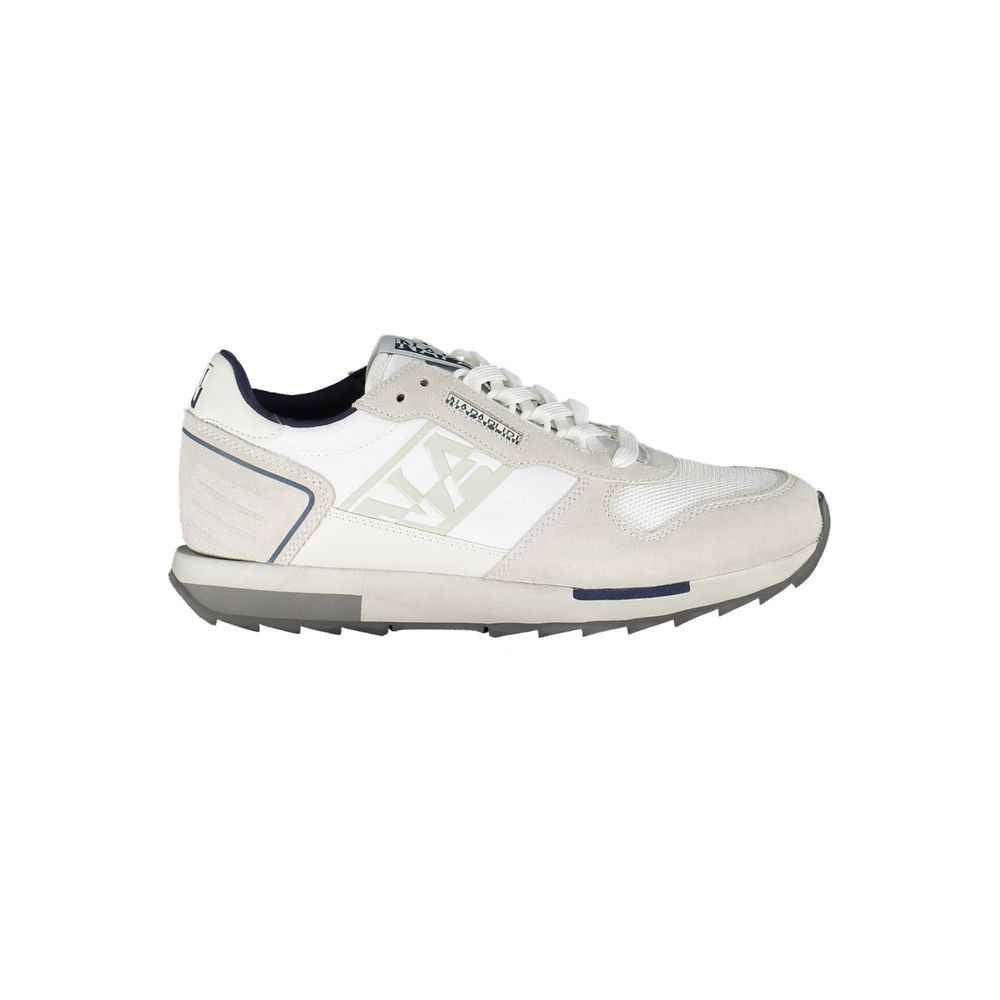 Napapijri White Leather Men Sneaker