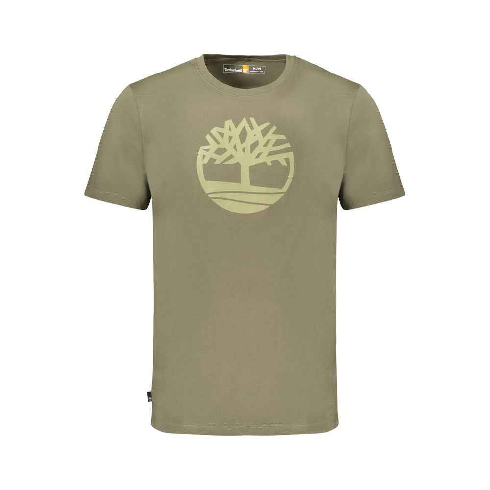 Timberland Green Cotton Men T-Shirt