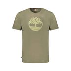 Timberland Green Cotton Men T-Shirt