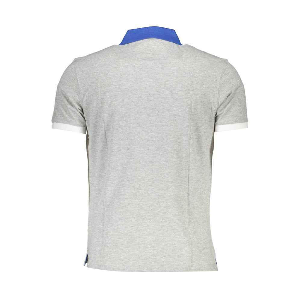 La Martina Brown Cotton Men Polo Shirt