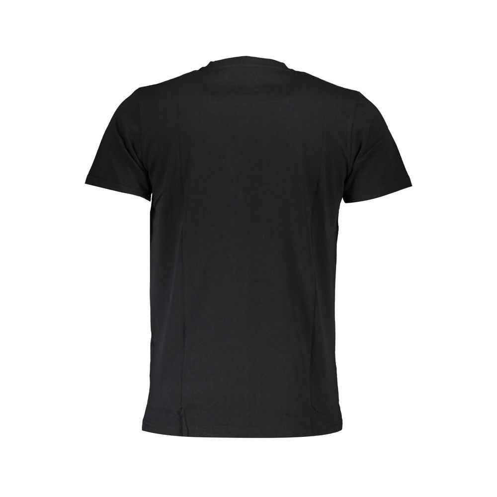 Cavalli Class Black Cotton Men T-Shirt