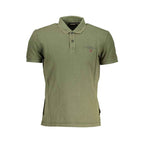 Napapijri Green Cotton Men Polo Shirt