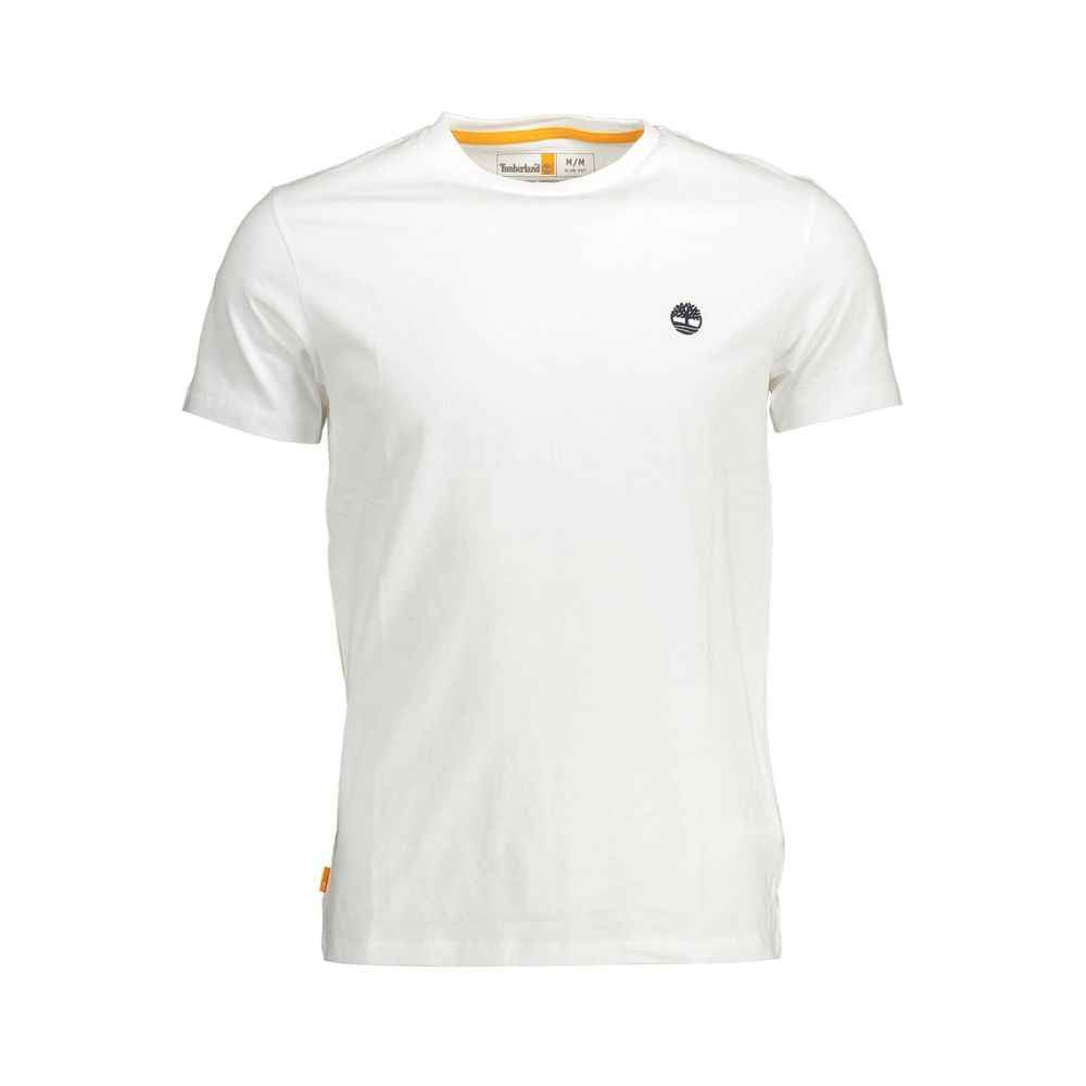 Timberland White Organic Cotton Men T-Shirt