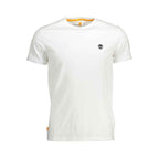 Timberland White Organic Cotton Men T-Shirt