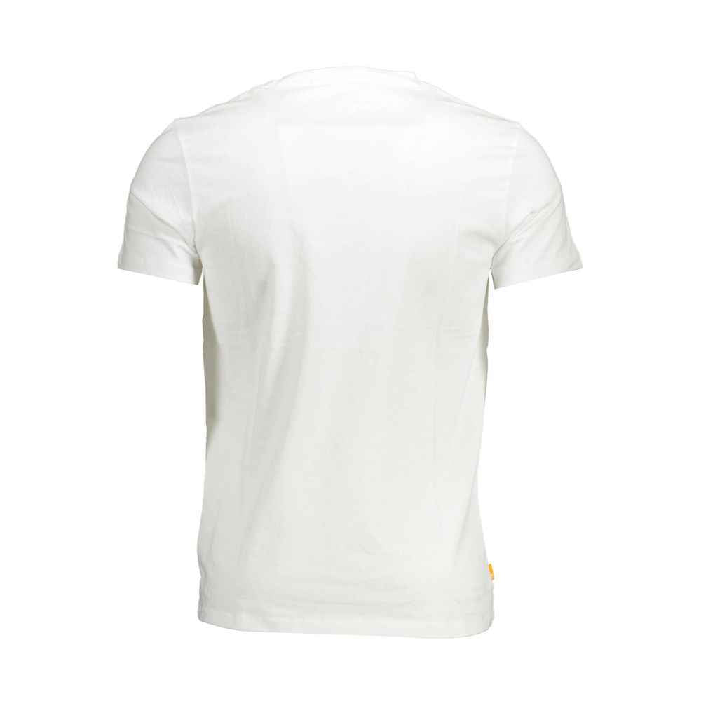 Timberland White Organic Cotton Men T-Shirt