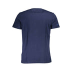 La Martina Blue Cotton Men TShirt