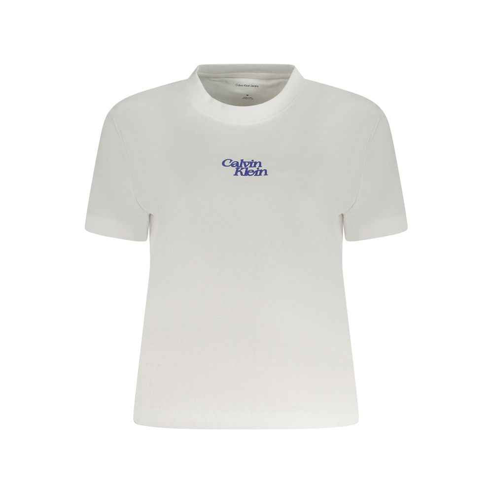 Calvin Klein White Cotton Women T-Shirt