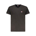 Tommy Hilfiger Black Cotton Men T-Shirt
