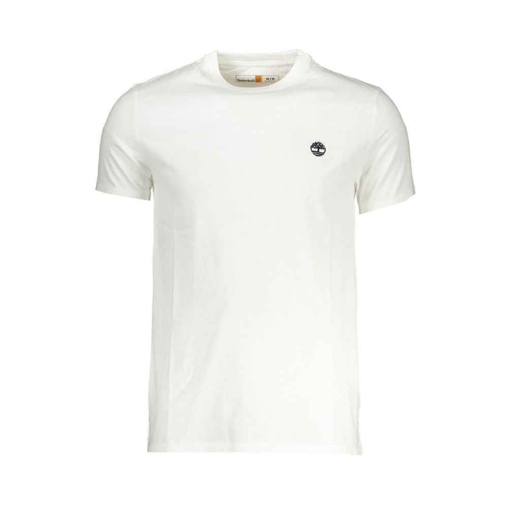 Timberland White Cotton Men T-Shirt