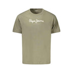 Pepe Jeans Green Cotton Men T-Shirt