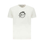 Trussardi White Cotton Men T-Shirt