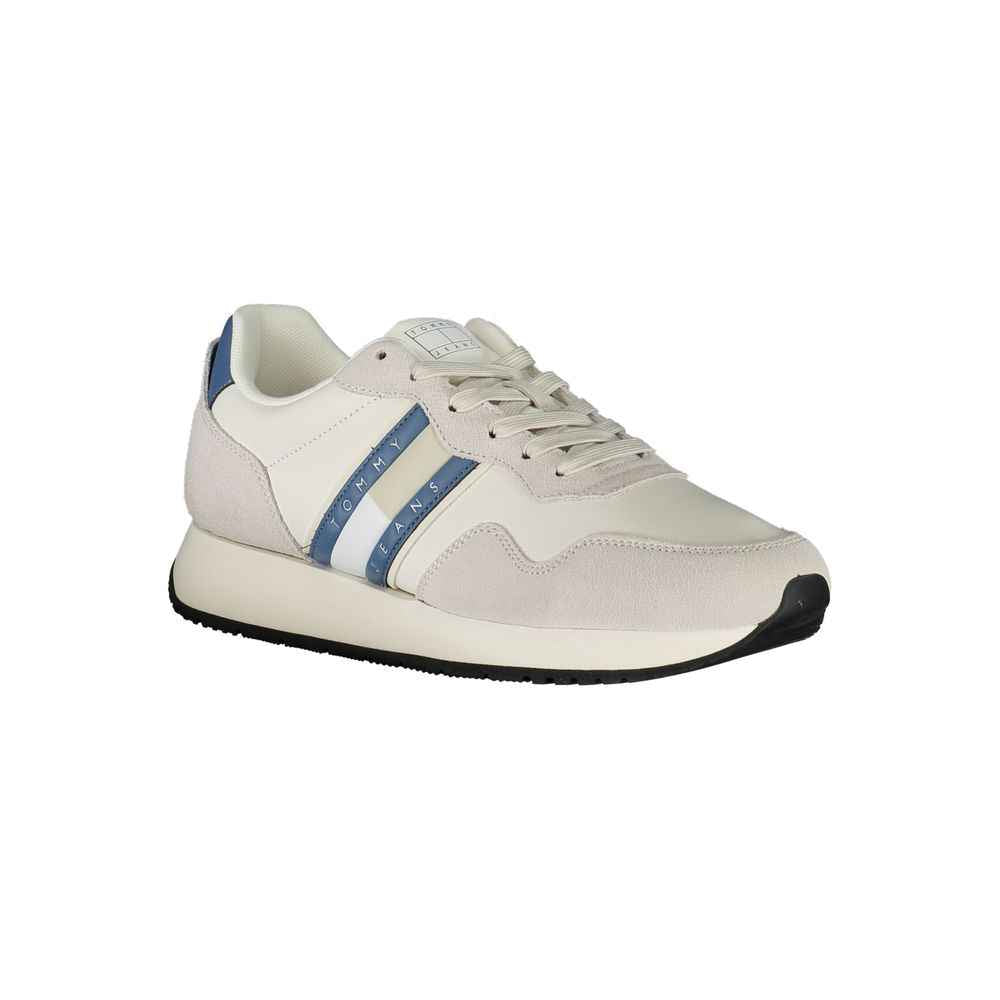 Tommy Hilfiger White Leather Men Sneaker