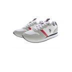 U.S. POLO ASSN. White Polyester Men Sneaker