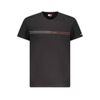 Tommy Hilfiger Black Cotton Men T-Shirt