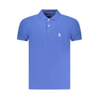 Marina Yachting Blue Cotton Men Polo Shirt